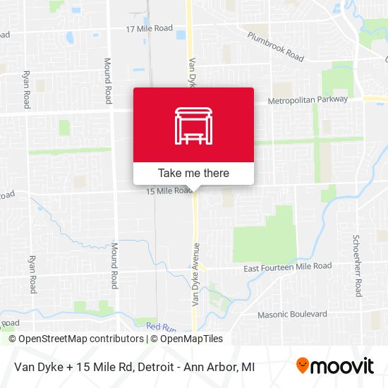 Mapa de Van Dyke + 15 Mile Rd