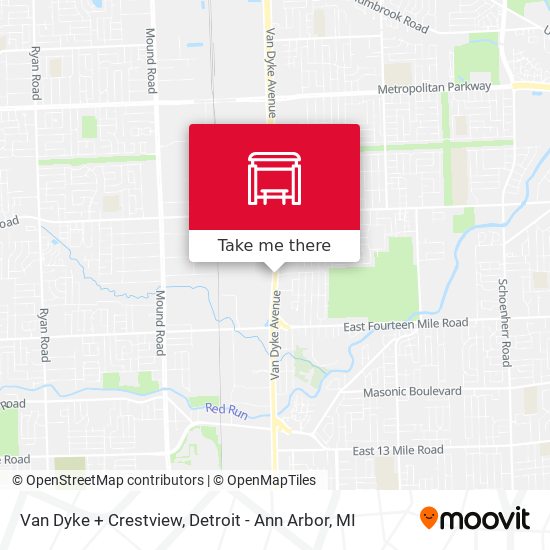 Mapa de Van Dyke + Crestview