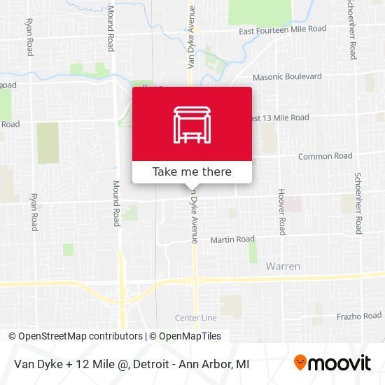 Van Dyke + 12 Mile @ map