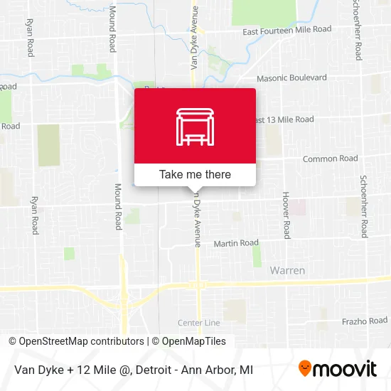 Van Dyke + 12 Mile @ map