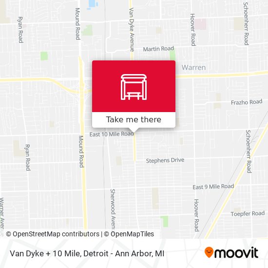 Mapa de Van Dyke + 10 Mile