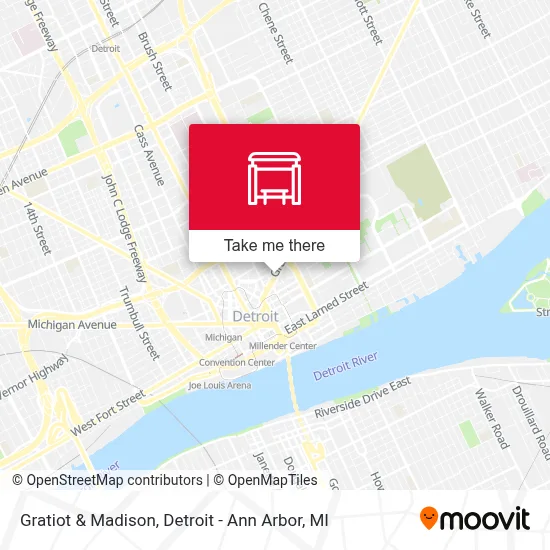 Gratiot & Madison map