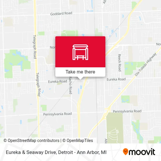 Eureka & Seaway Drive map