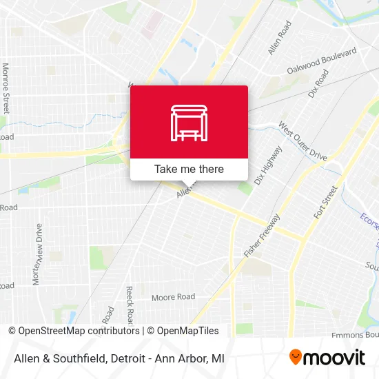 Allen & Southfield map