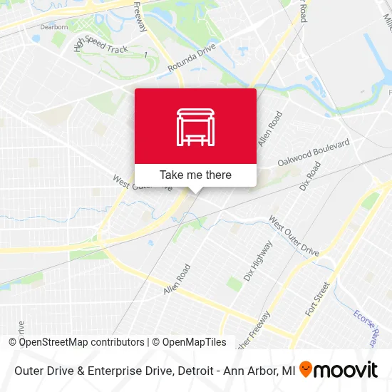 Outer Drive & Enterprise Drive map