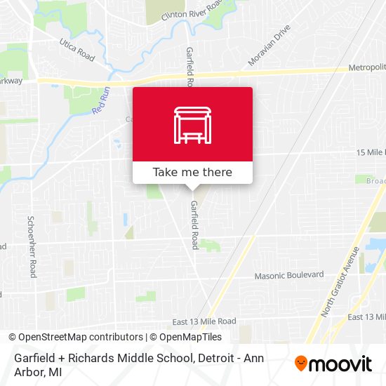 Mapa de Garfield + Richards Middle School