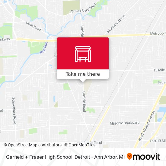 Mapa de Garfield + Fraser High School