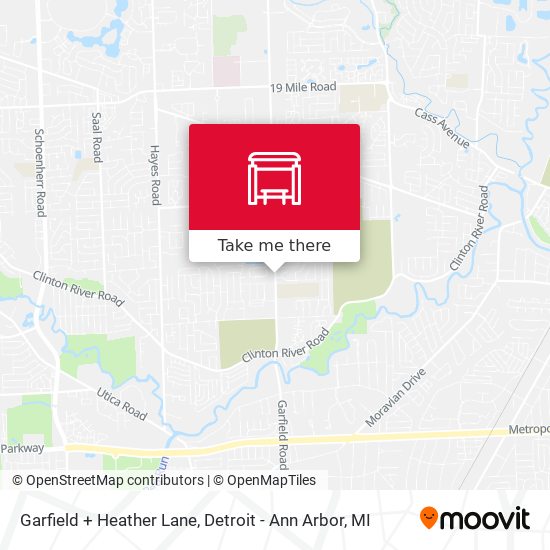 Garfield + Heather Lane map