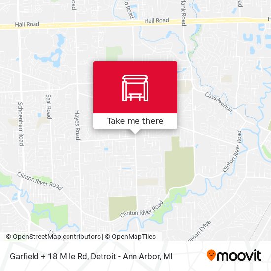 Mapa de Garfield + 18 Mile Rd