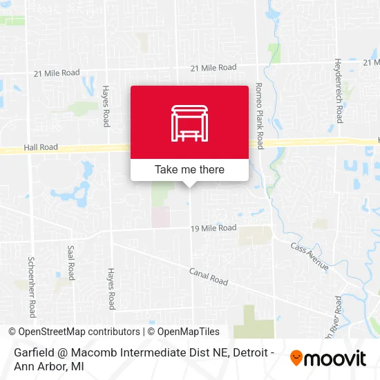 Mapa de Garfield @ Macomb Intermediate Dist NE