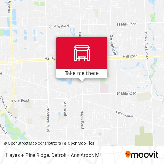 Mapa de Hayes + Pine Ridge