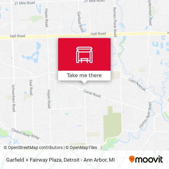 Mapa de Garfield + Fairway Plaza