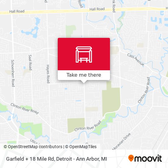Mapa de Garfield + 18 Mile Rd