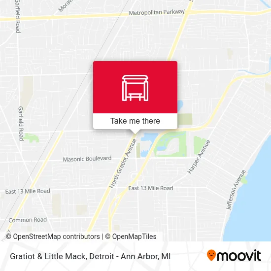 Gratiot & Little Mack map