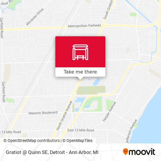 Gratiot @ Quinn SE map