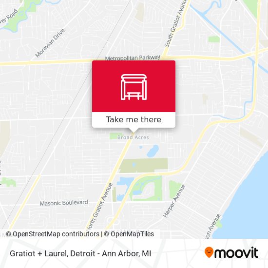 Gratiot + Laurel map