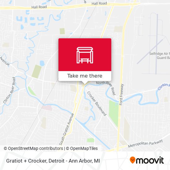 Mapa de Gratiot + Crocker