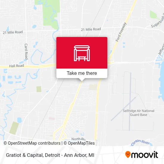 Gratiot & Capital map