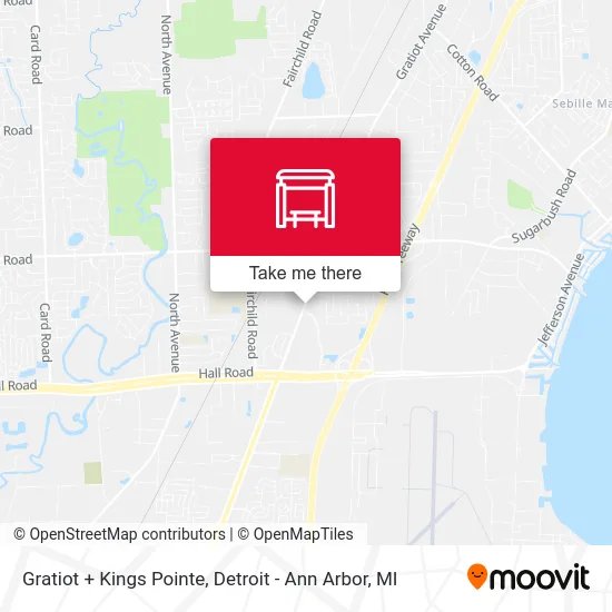 Gratiot + Kings Pointe map