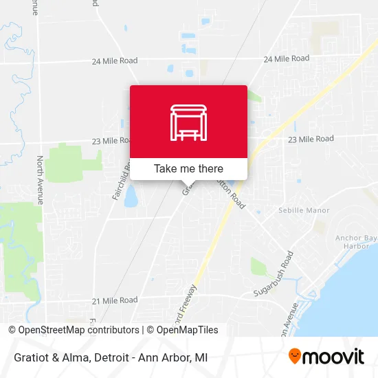Gratiot & Alma map