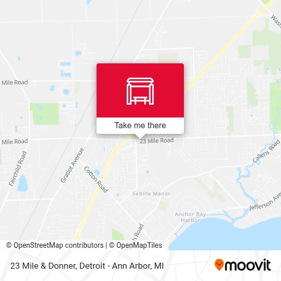 23 Mile & Donner map