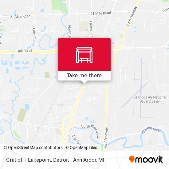 Gratiot + Lakepoint map