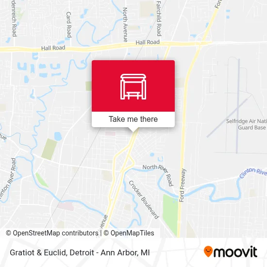 Gratiot & Euclid map