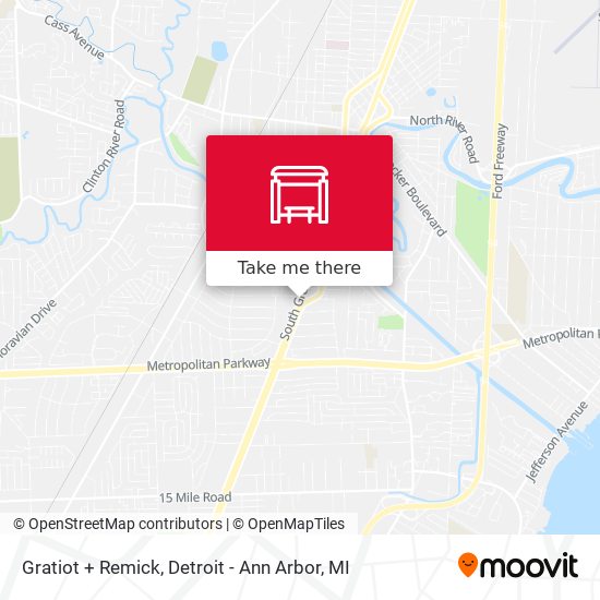 Mapa de Gratiot + Remick