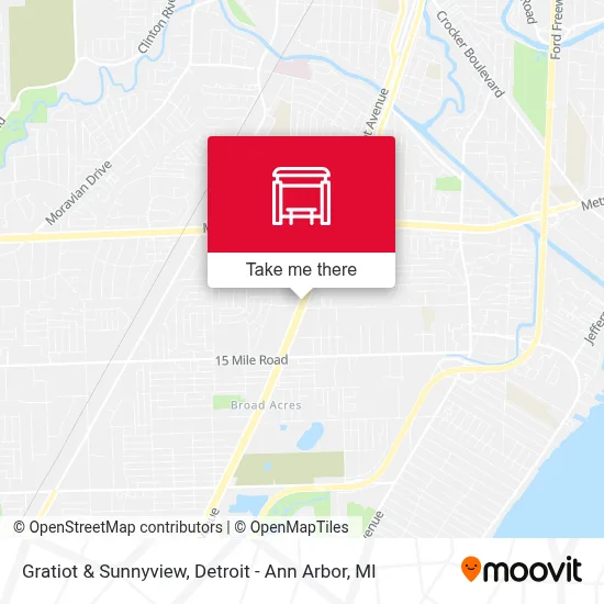 Gratiot & Sunnyview map
