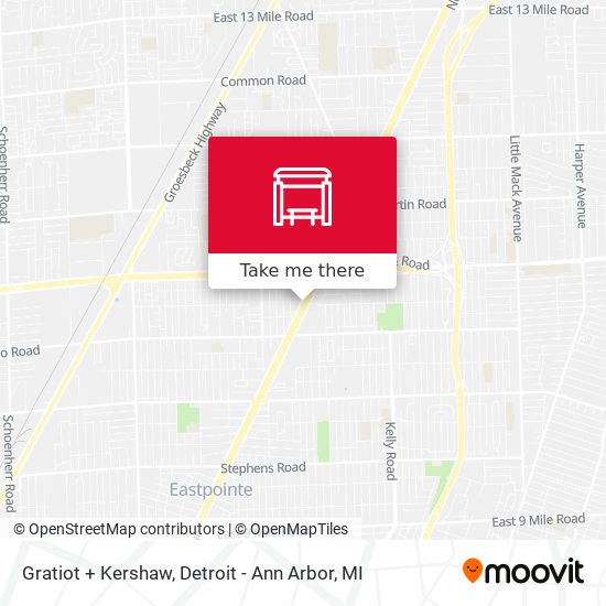 Gratiot + Kershaw map