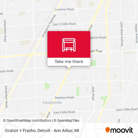 Mapa de Gratiot + Frazho