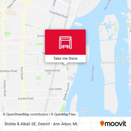 Biddle & Alkali SE map