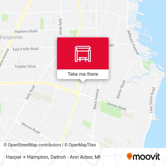 Harper + Hampton map