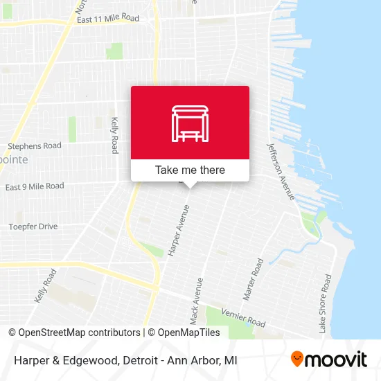 Harper & Edgewood map