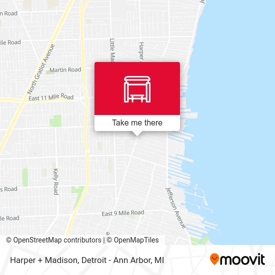 Harper + Madison map