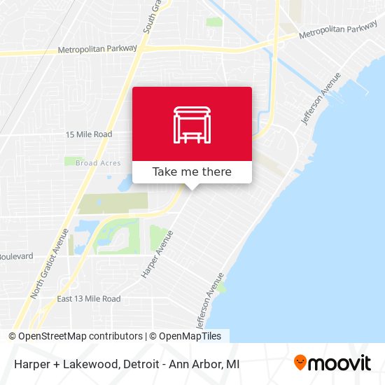 Mapa de Harper + Lakewood