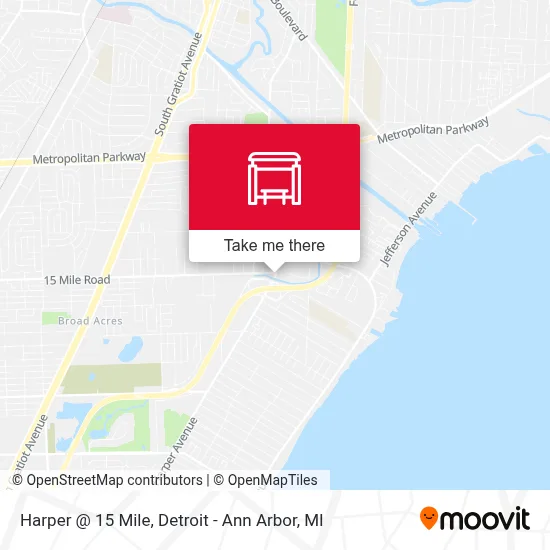 Mapa de Harper @ 15 Mile