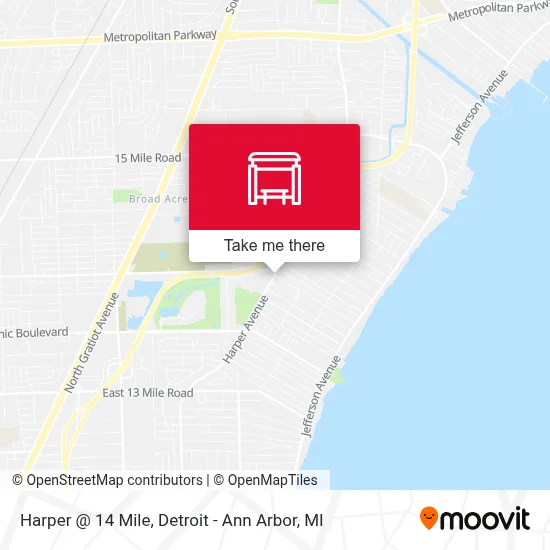 Mapa de Harper @ 14 Mile