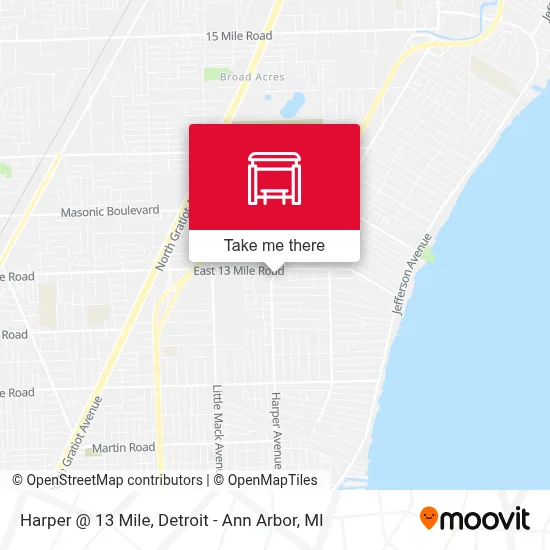 Mapa de Harper @ 13 Mile