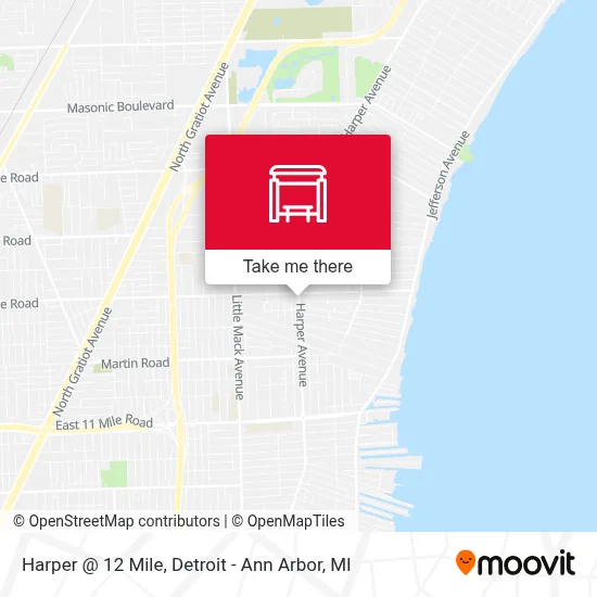 Mapa de Harper @ 12 Mile