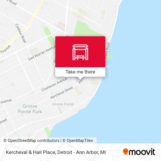 Kercheval & Hall Place map
