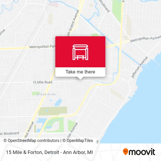 15 Mile & Forton map