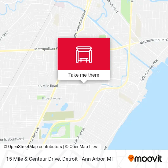 15 Mile & Centaur Drive map