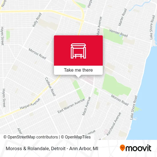 Moross & Rolandale map