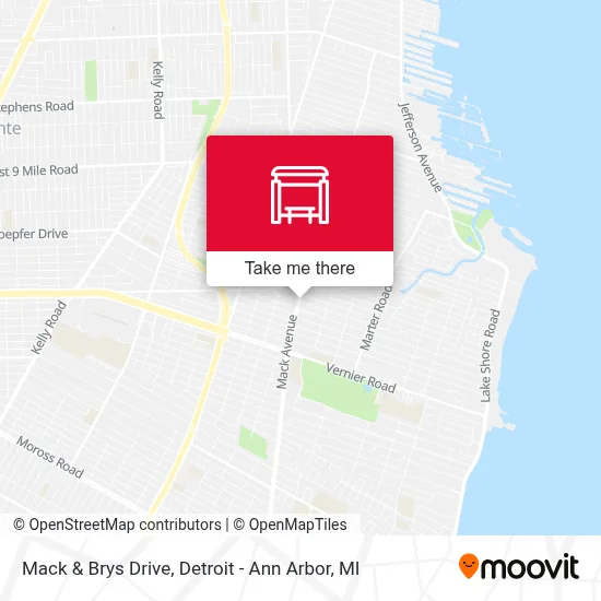 Mack & Brys Drive map