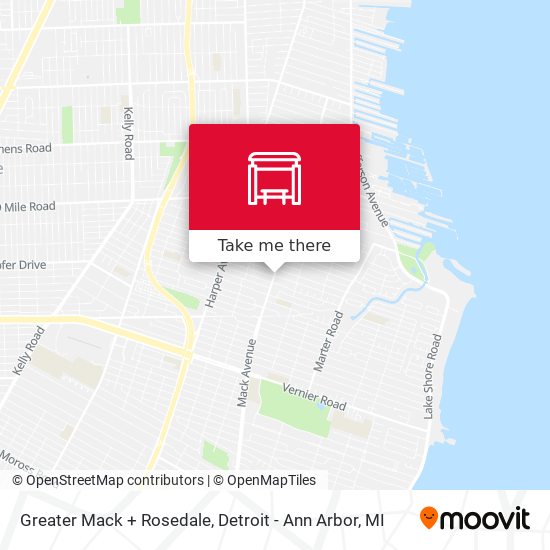 Mapa de Greater Mack + Rosedale