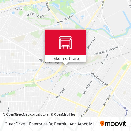 Mapa de Outer Drive + Enterprise Dr