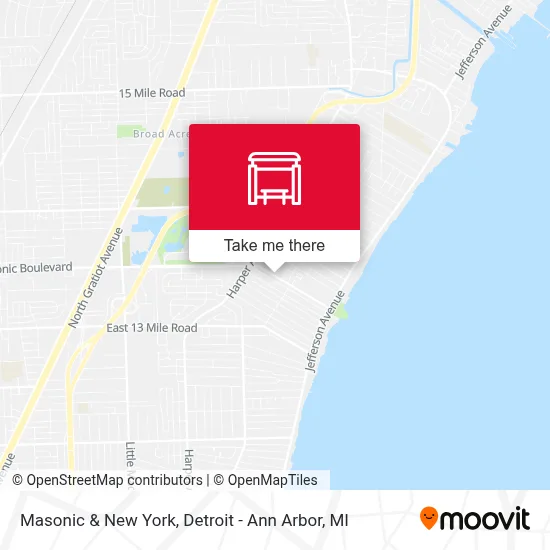 Masonic & New York map