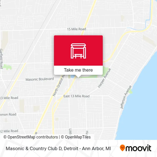 Masonic & Country Club D map