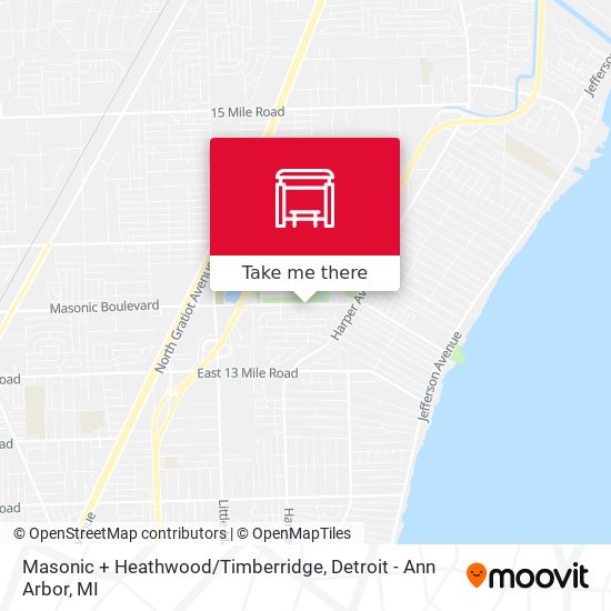 Masonic + Heathwood / Timberridge map